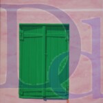 Green Shutter | SOLD | 16" x 20"